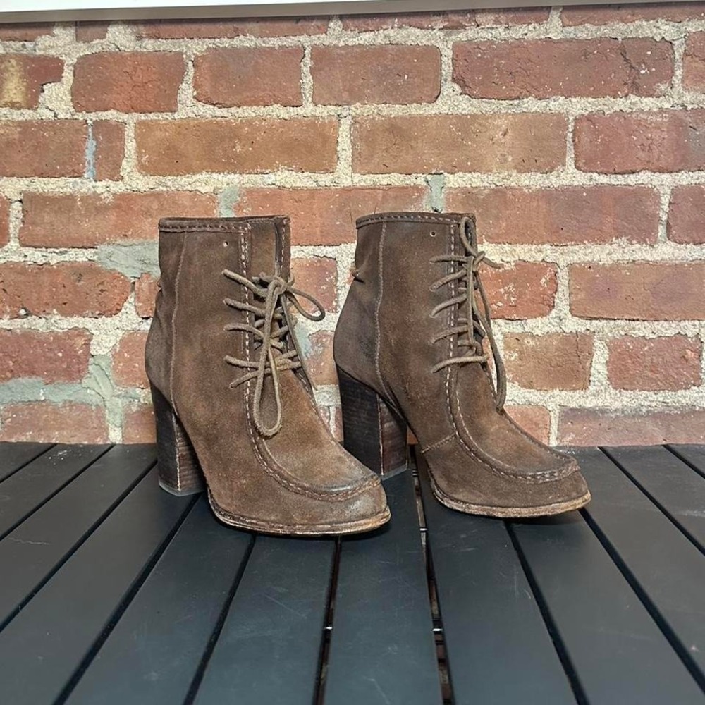 Frye Parker Moc Heeled Boot, Women's 8.5